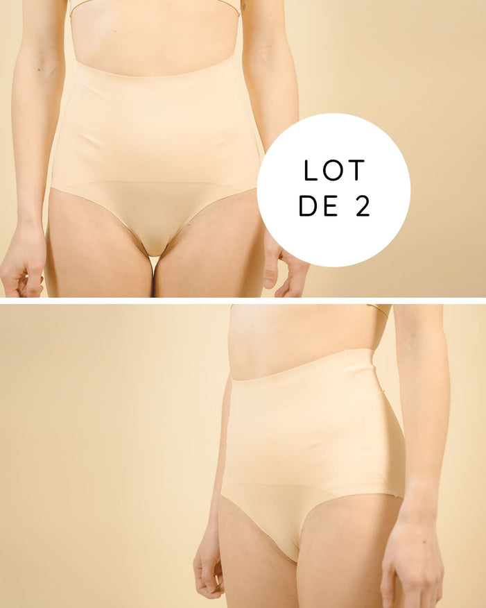 Lot de 2 - Culotte de Soutien Postnatale & Césarienne